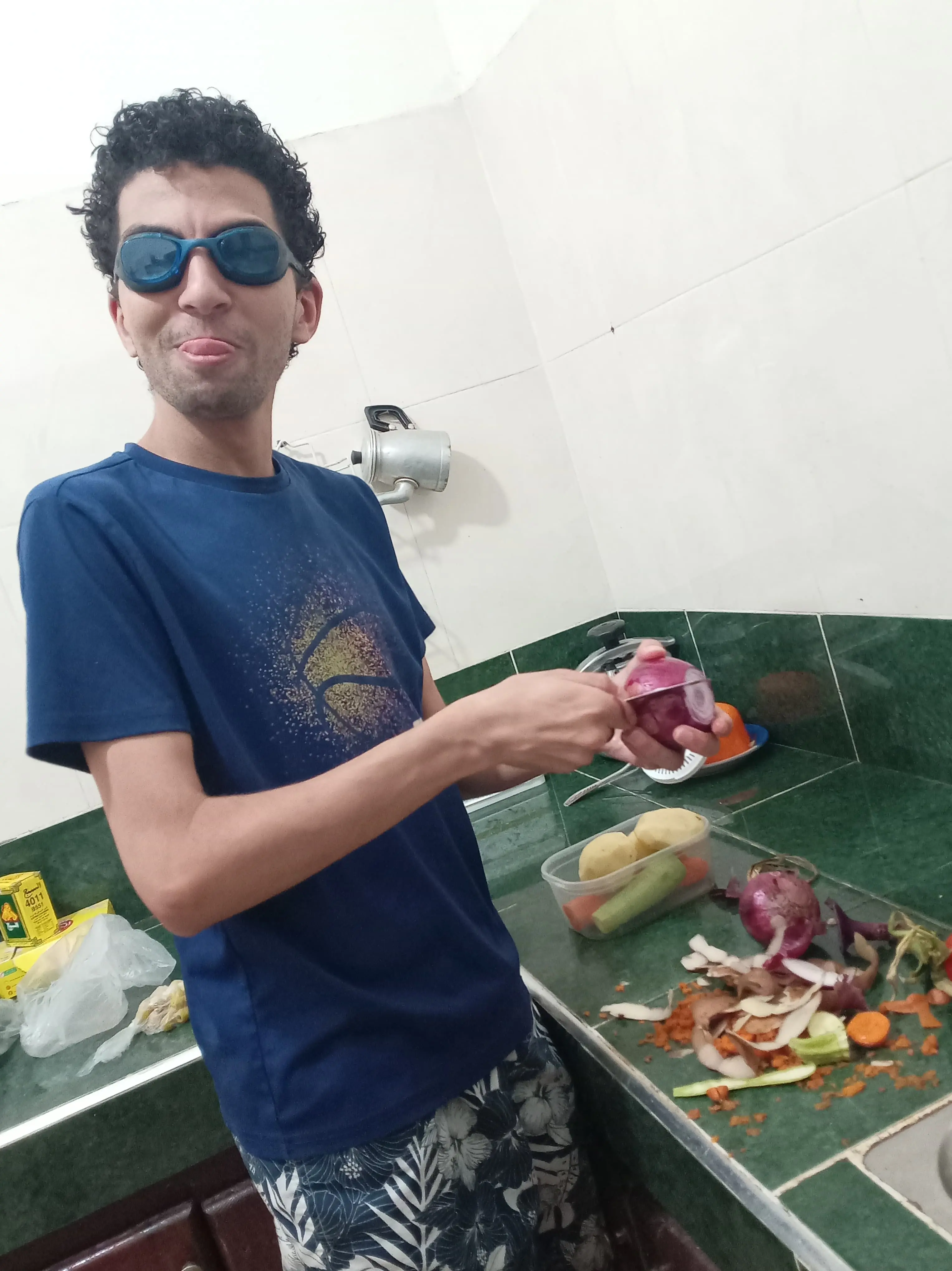 How do you cut an onion without crying?