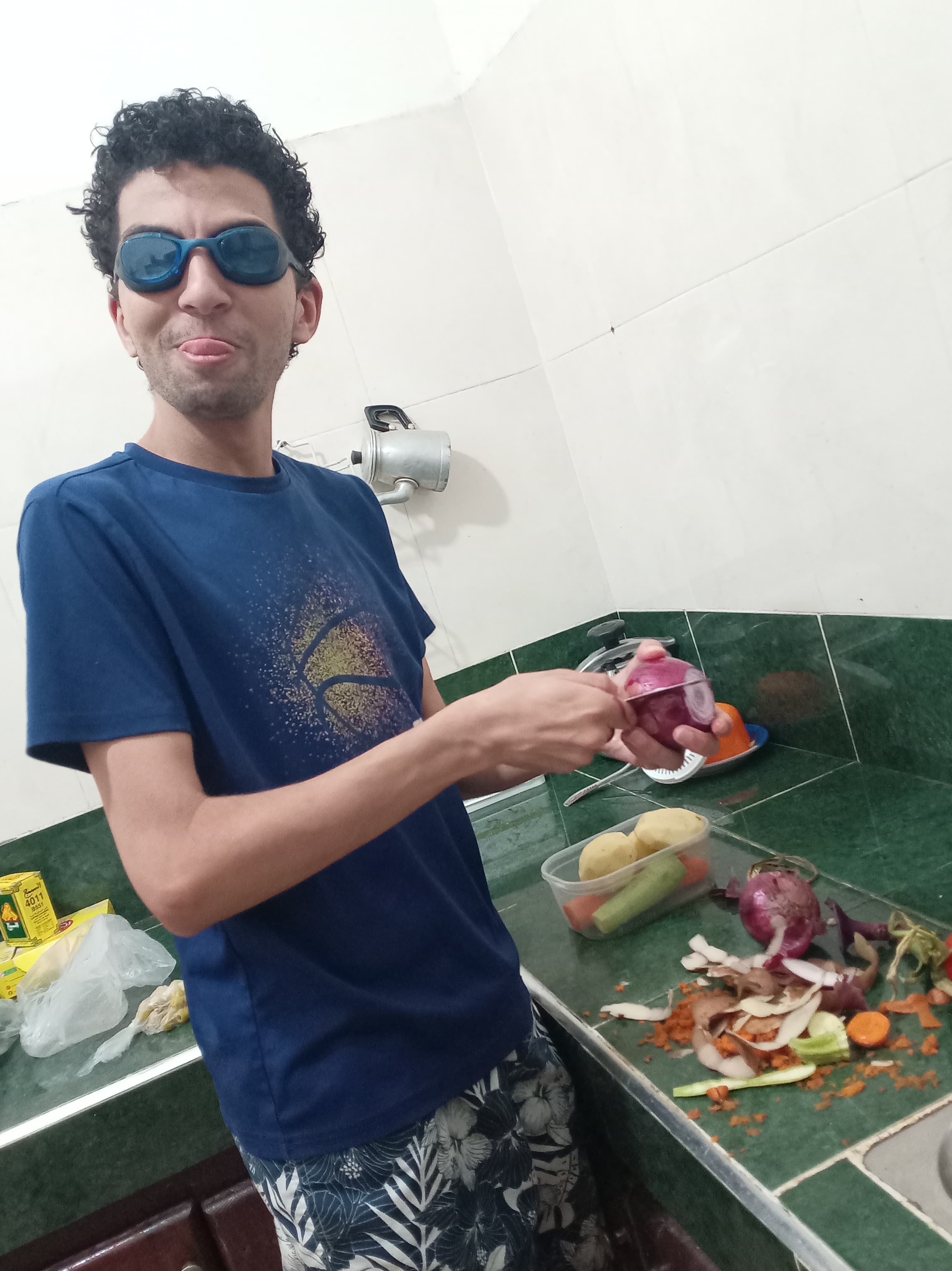 How do you cut an onion without crying?